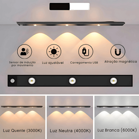 Lampada de Led - 3 Modulos na Market 24