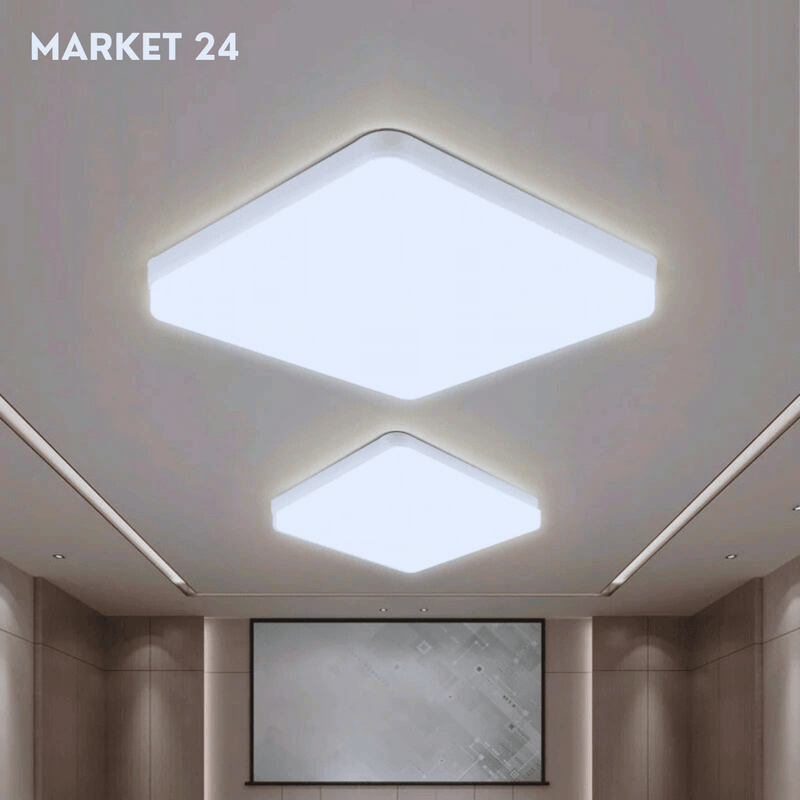 Luz de Led Quadrada Moderna - Da Market 24