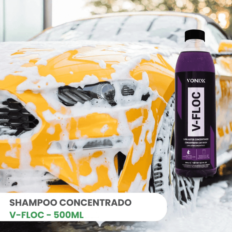 Shampoo Concentrado Automotivo Neutro V-floc 500ml - Na Market 24